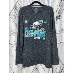 EUC! Philadelphia Eagles Super Bowl LII Pro-Line Fanatics T-Shirt Men's 3XL